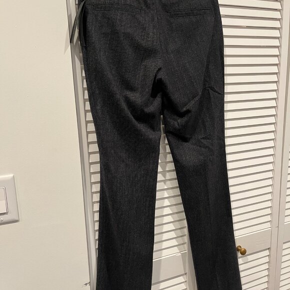 Banana Republic women's Logan Fit charcoal checked wool pants size 4 - Picture 3 of 6